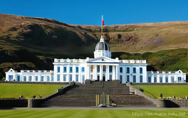 맨섬과 영국 관계 - **"A grand and dignified depiction of the Tynwald, the ancient parliament of the Isle of Man. The sc...