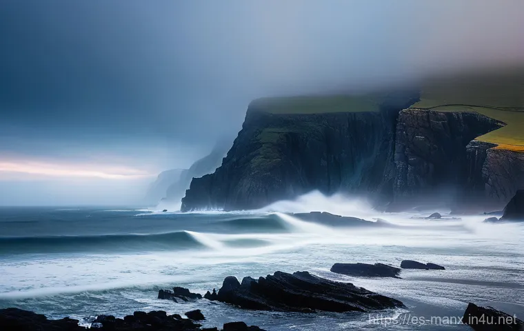 맨섬 신화 속 인물 - **Prompt for Manannán mac Lir:**
"A breathtaking, dramatic landscape scene of the rugged Isle of...